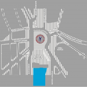 Co-conception et co-construction pour la préfiguration de l’aménagement de la place de la Bastille à Paris