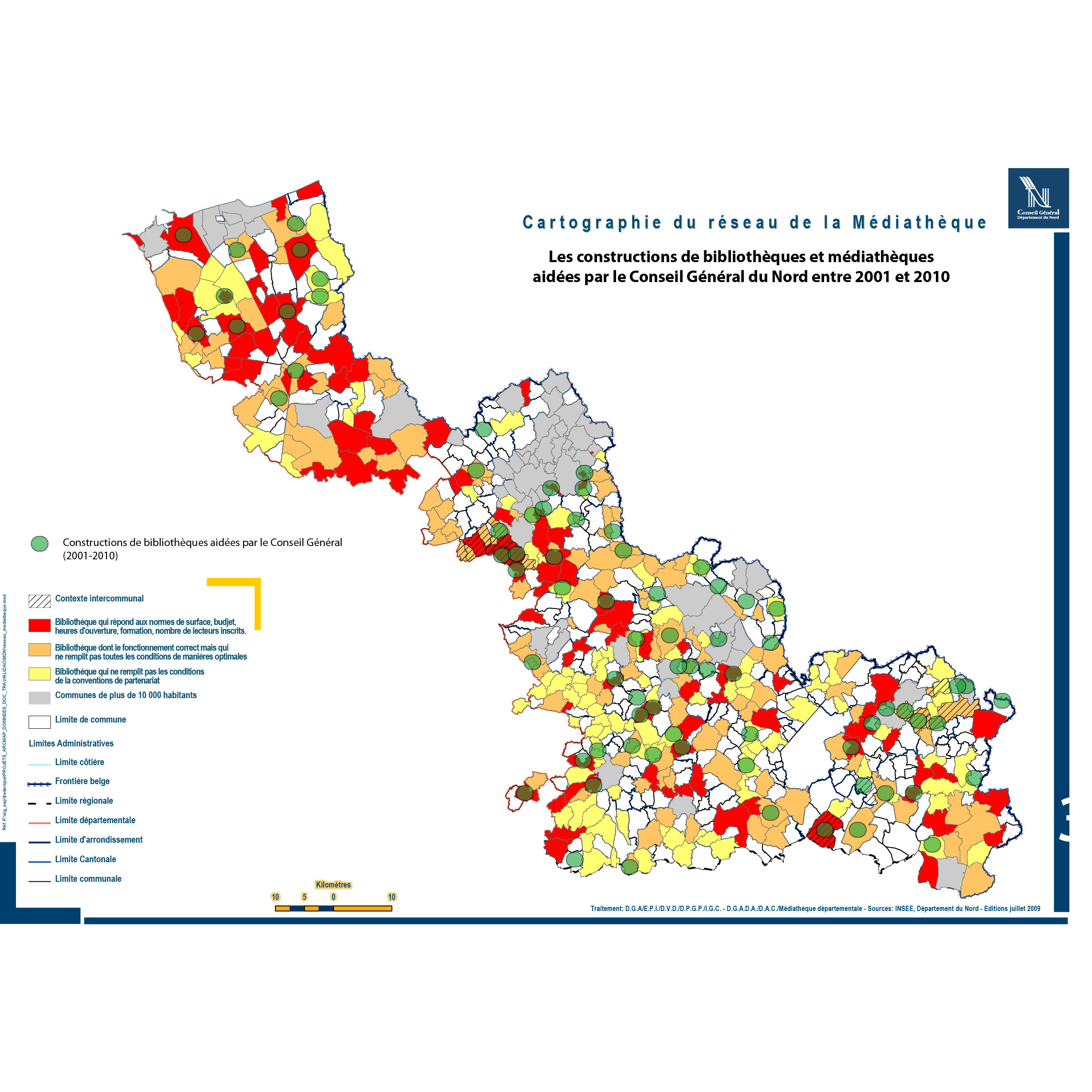 Lecture correcte des cartes